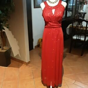 Sweet Storm Red Maxi Dress